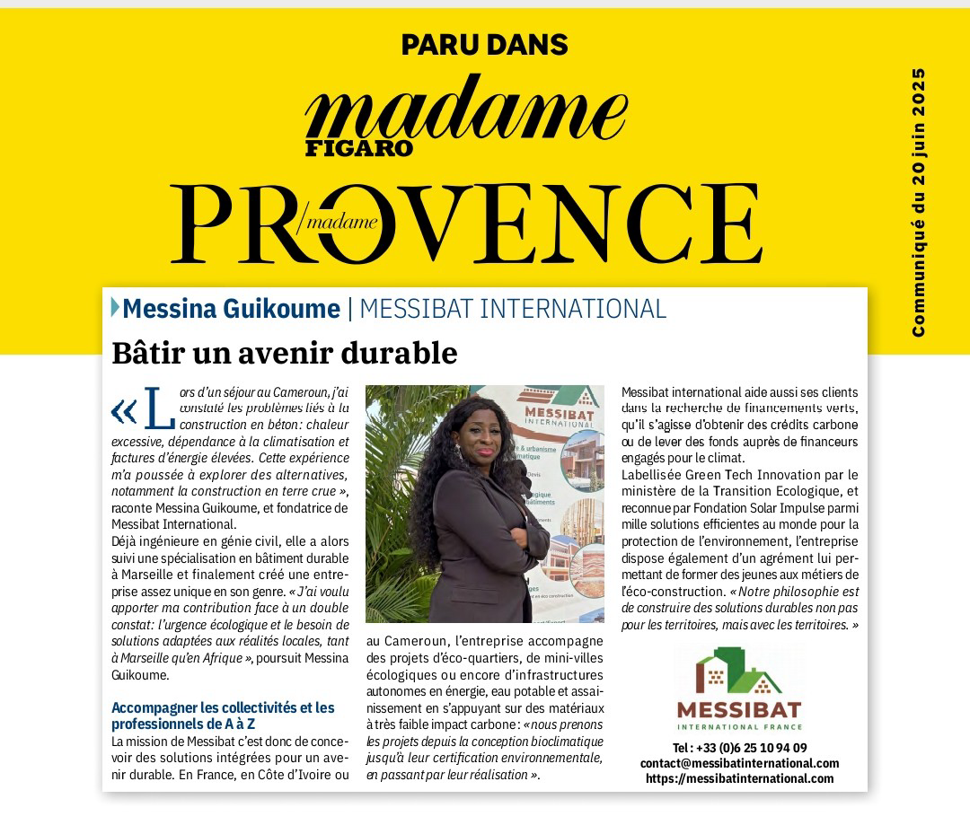 Publication Madame Figaro Provence, communiqué du 20 juin 2025